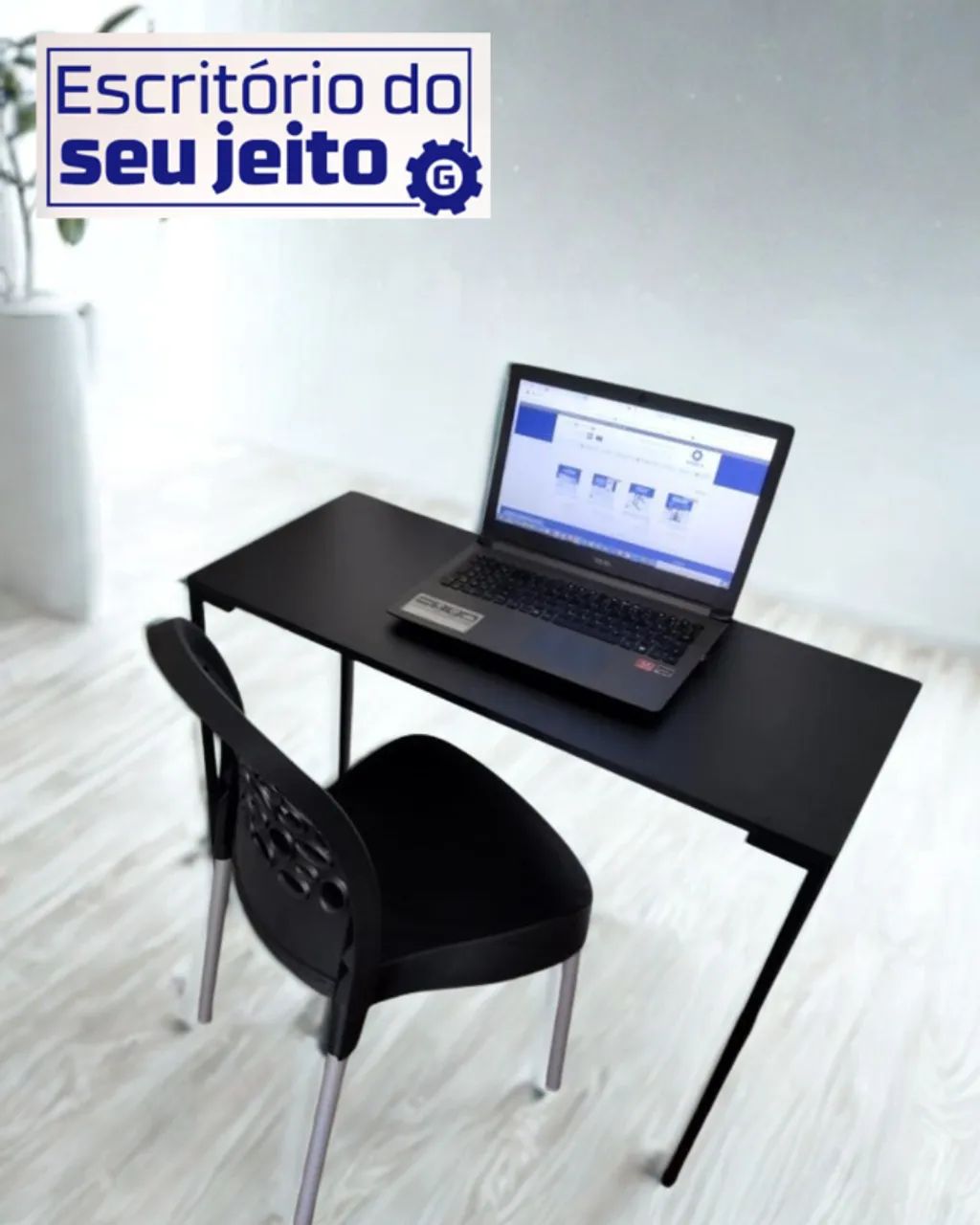 Mesa Industrial NOVA Multiuso para Notebook Computador de Estudo Birô Escrivaninha Office