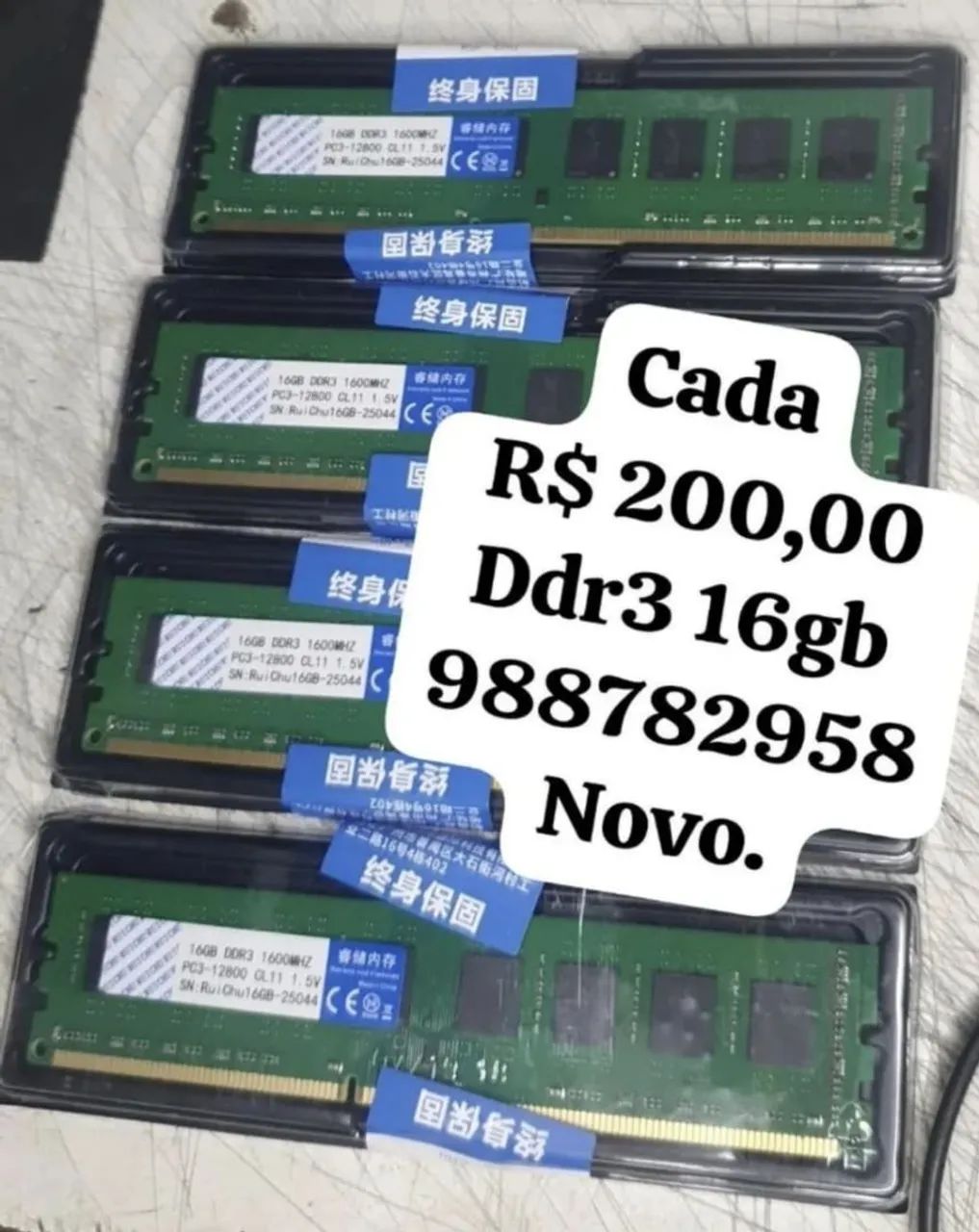 Memoria DDR3 16GB 