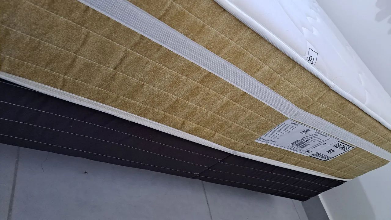 Cama casal, box conjugado de molas, semi nova!  - Foto 3
