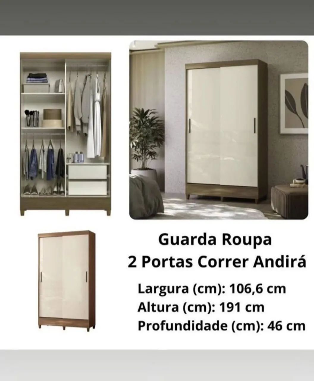 Mega oferta de Guarda roupa de Porta de Correr!!