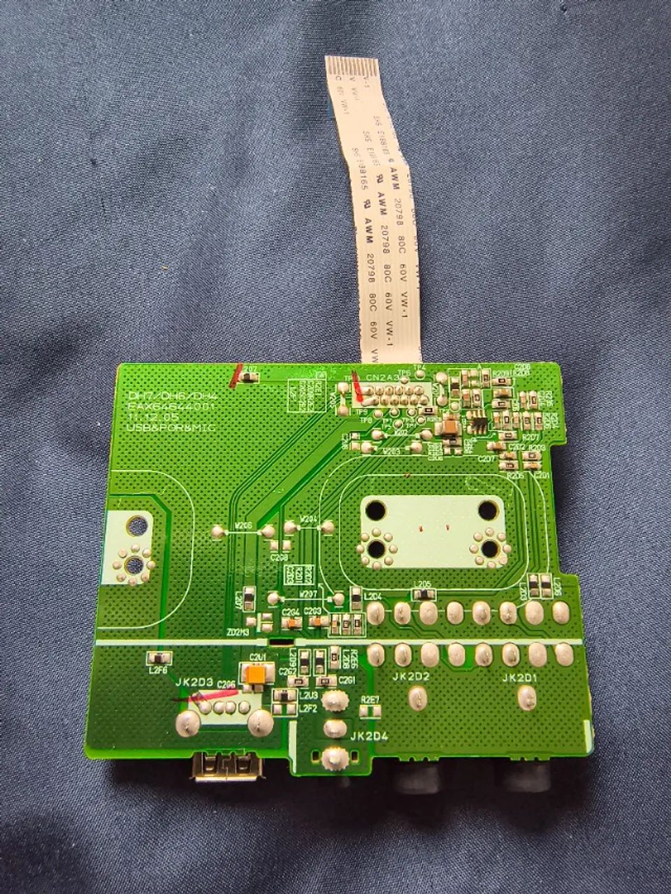Placa Usb/microfone Home Theater Dh4130s (EAX64644001) - Foto 5