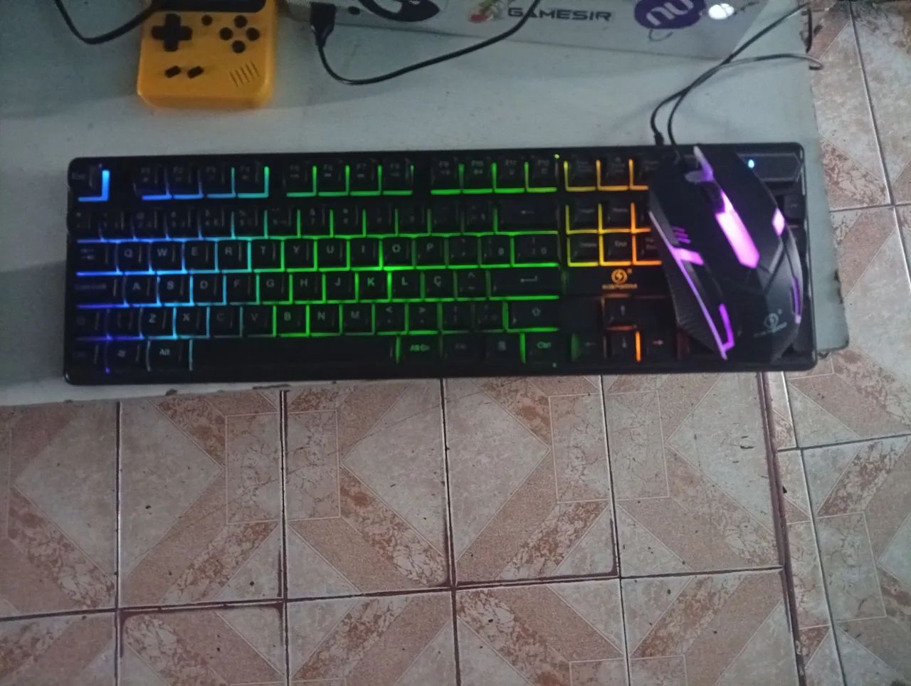 Teclado e mouse bem foda - Foto 3