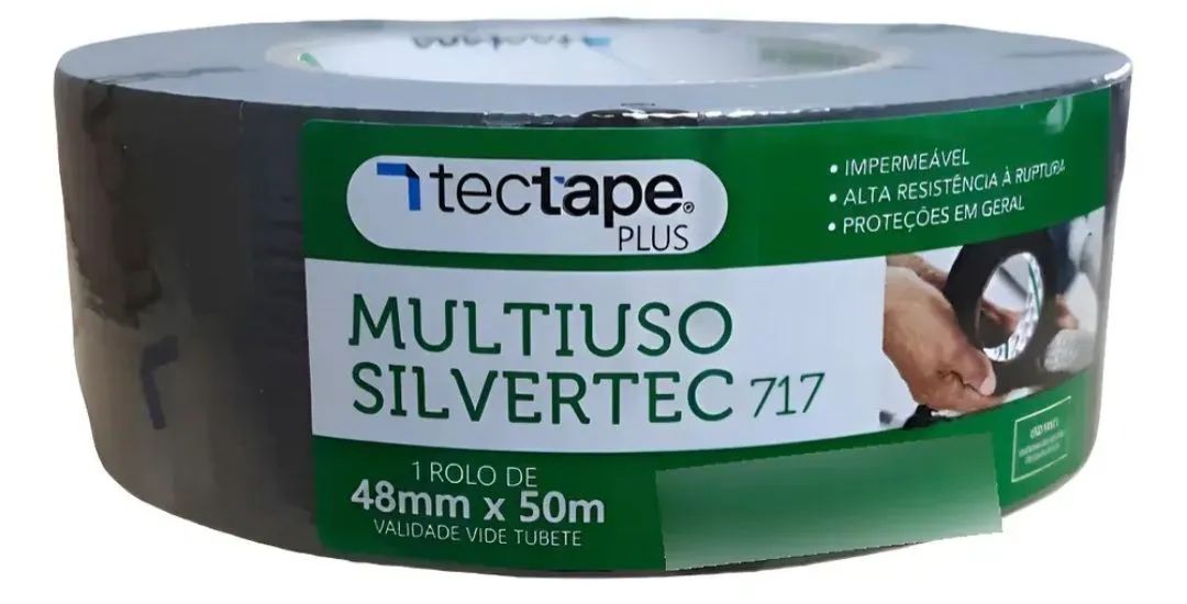 TECTAPE PRETA 50 METROS