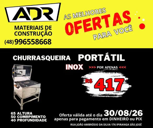 Churrasqueira Media inox 