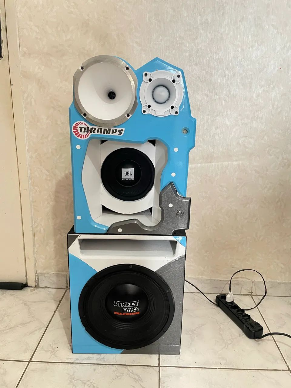 Som quadriway 12 polegadas completo com modulo, fonte e toca cd com bluetooth  - Foto 2