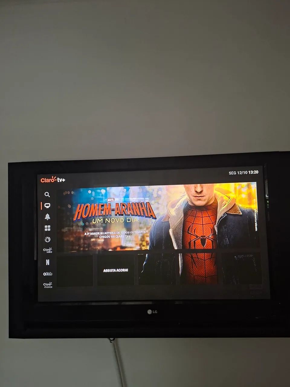 TV LG 42 POLEGADAS  PLASMA DA ANTIGA  GRAVA TUDO FUNCIONANDO 