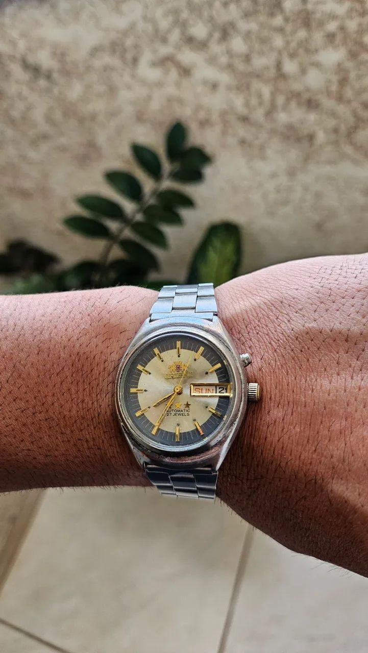 Orient Automático Revisado (1 linha) Mostrador Vintage  - Foto 3