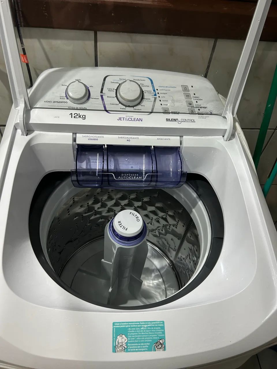 Máquina 12 kg ELETROLUX semi nova 