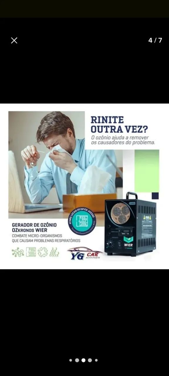 Gerador de Ozônio Wier OzKronos para veículos  - Foto 6