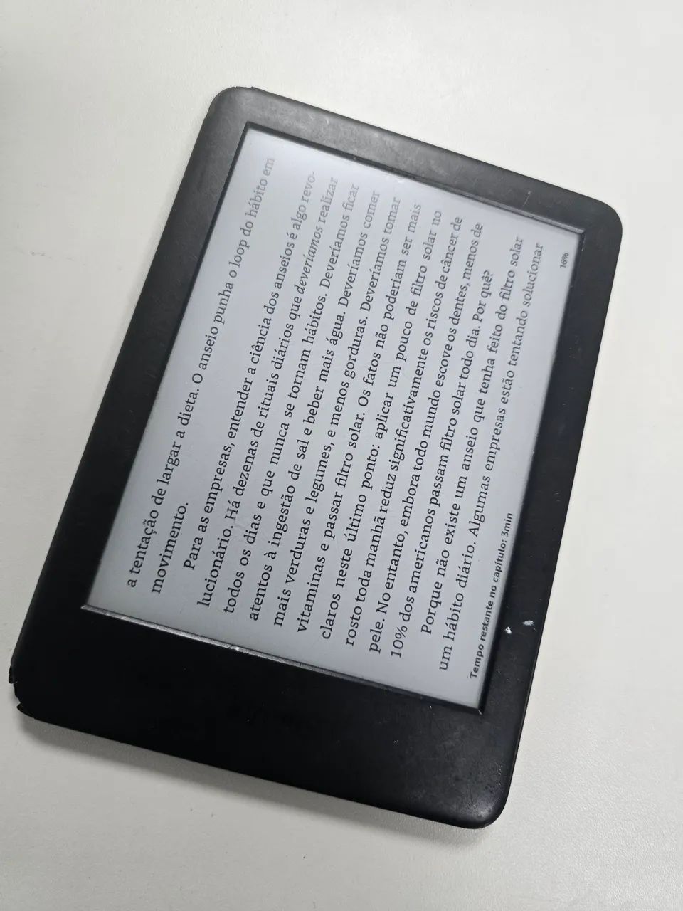 Kindle 10gen com iluminação