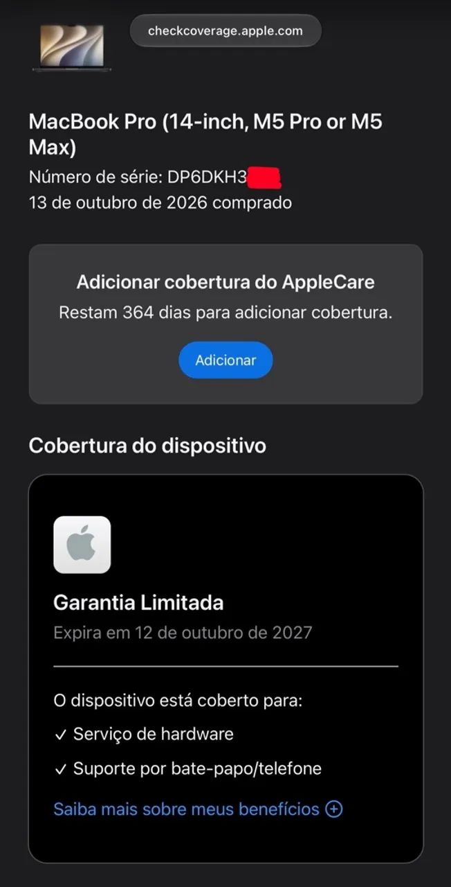 Macbook pro 14 polegadas chip m5 pro 24gb / 1tb apenas 2 ciclos LOJA FÍSICA ( 24 / 1 tb ) - Foto 2