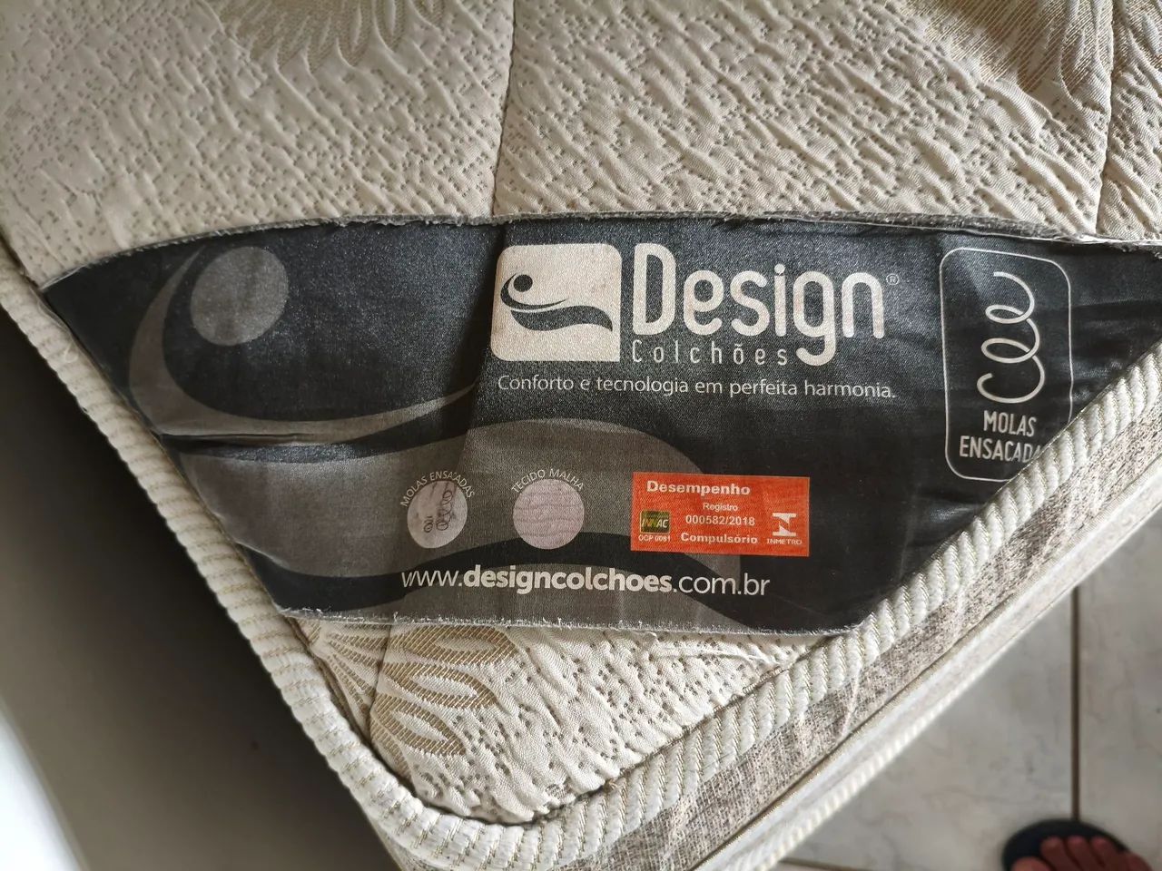 Cama box solteiro design ( Base + colchão) - Foto 2