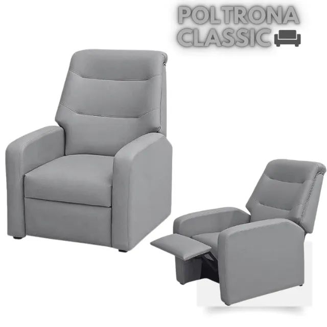 Poltrona Reclinavel MX Classic 1 Estagio Linho Bege 486 Matrix - Foto 2