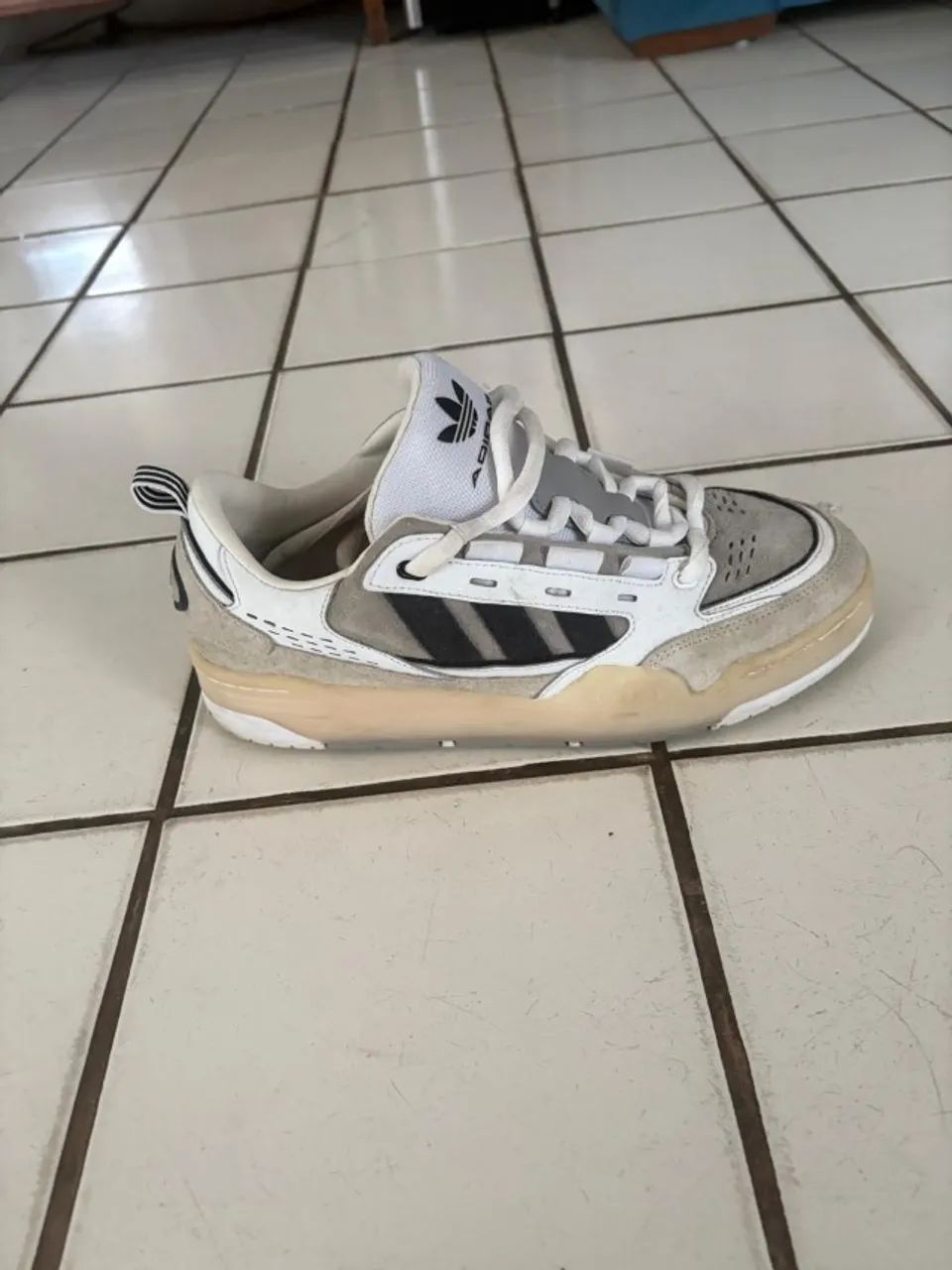 Tenis Adi2000 branco - Foto 3