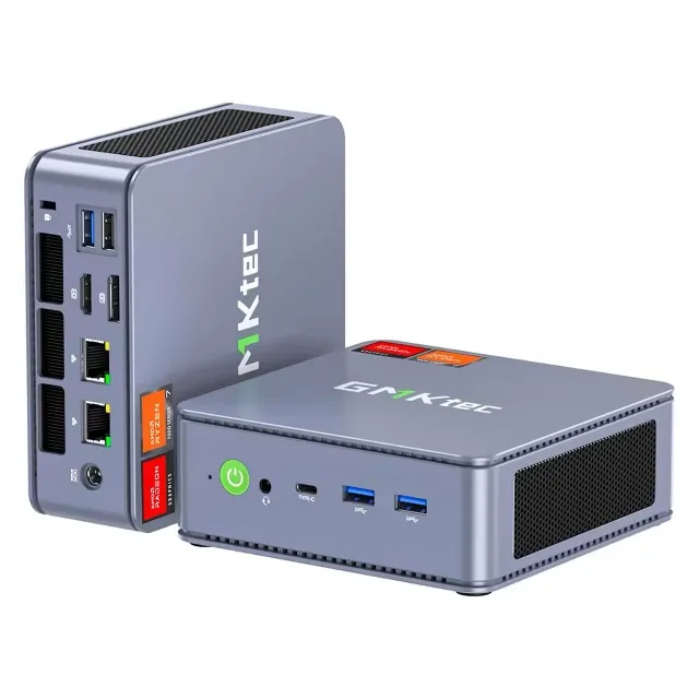 Mini PC Aoostar Gem 12 Amd Ryzen 7 8845HS Oculink Duas portas ubs4 Mini PC Aoostar Gem 12 Amd Ryzen 7 8845HS Oculink Duas portas ubs4