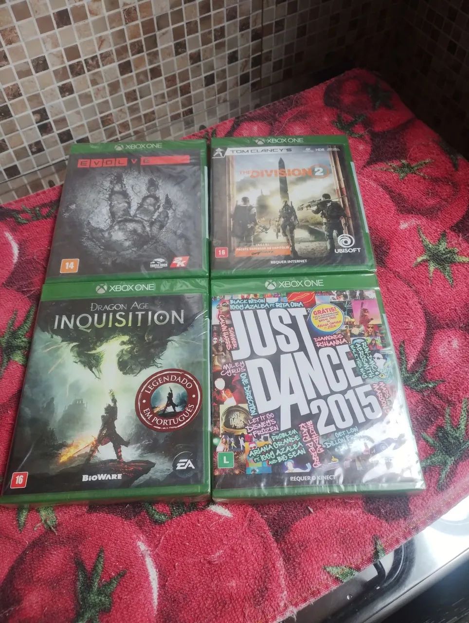 4 jogos de Xbox one 