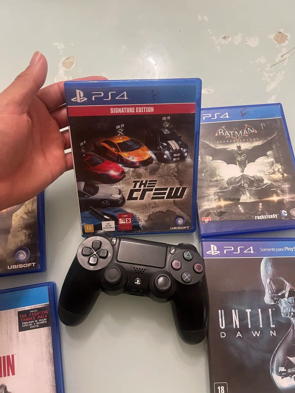 Ps4 jogos e controle original 