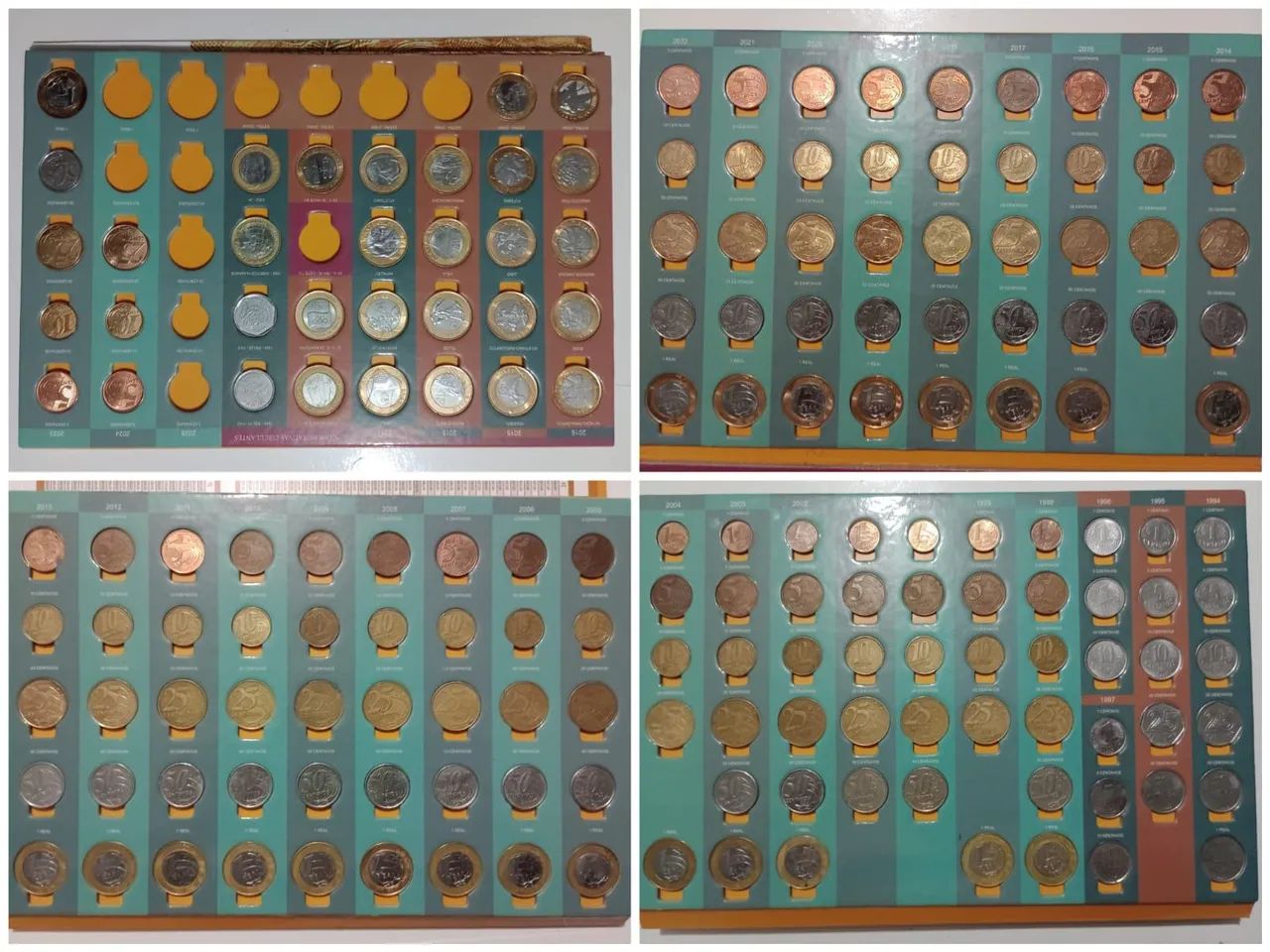 Álbum para moedas antigas de 1994 a 2025  - Foto 2