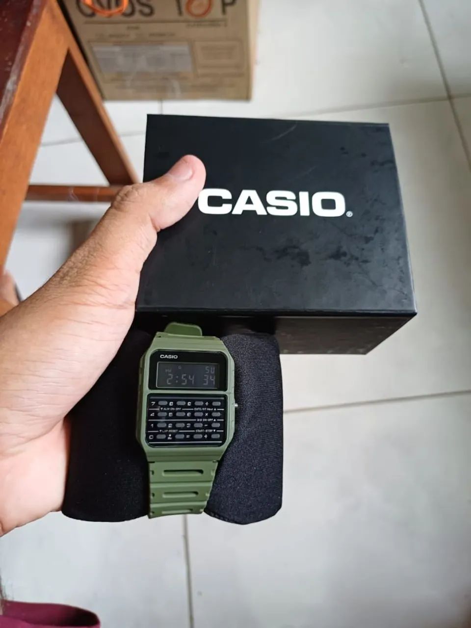 Relógio calculadora casio original.