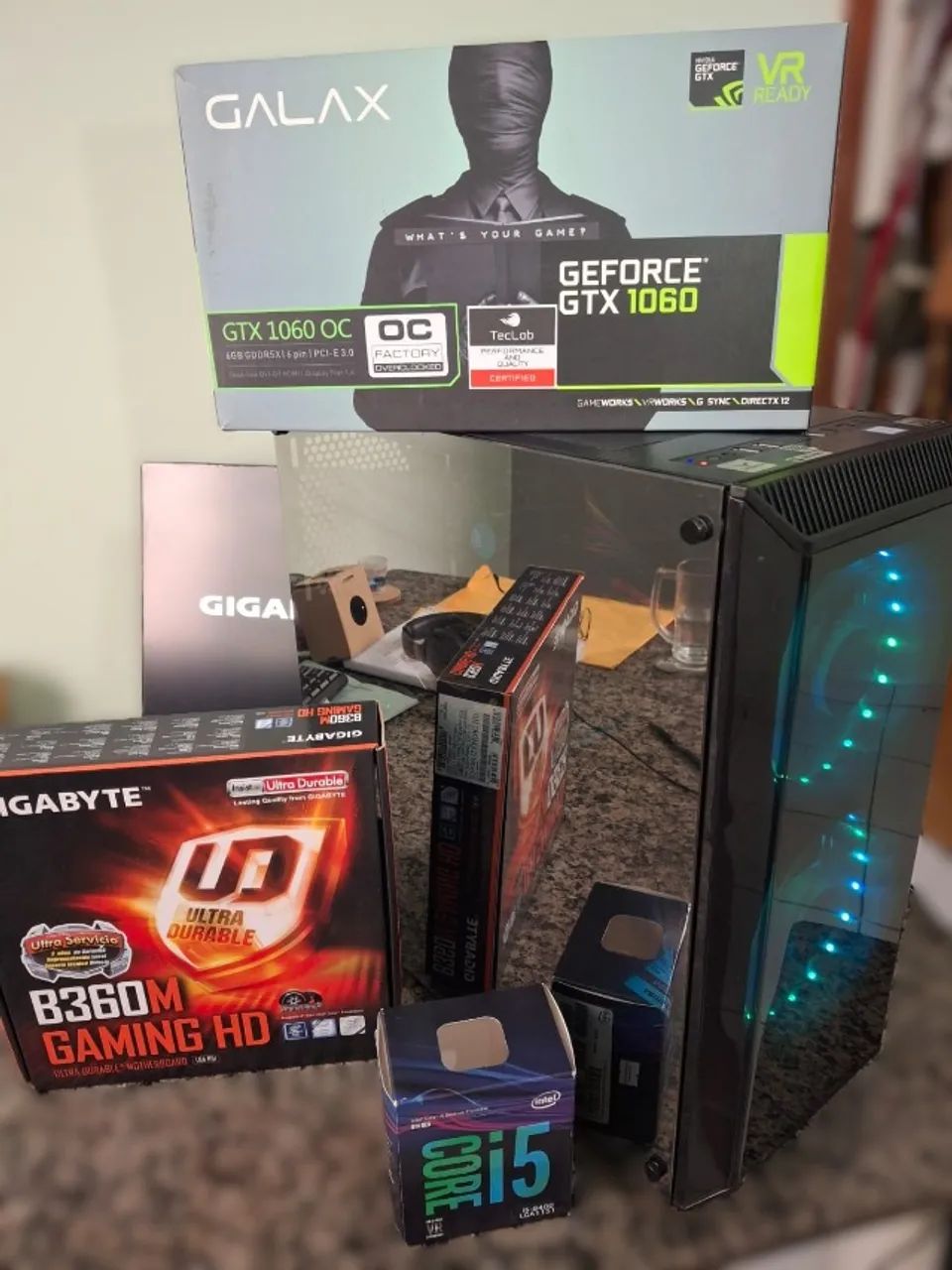 ゲーミングPC i5-8400 GTX1060 PC GAMER I5-8400 e GEFORCE GTX 1060 6GB - Computadores e Desktops