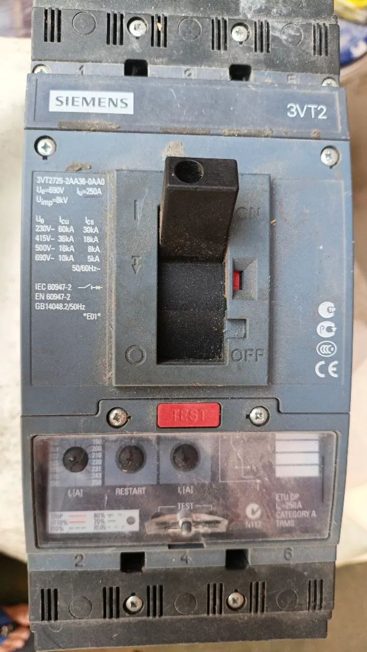 Disjuntor 250A 1