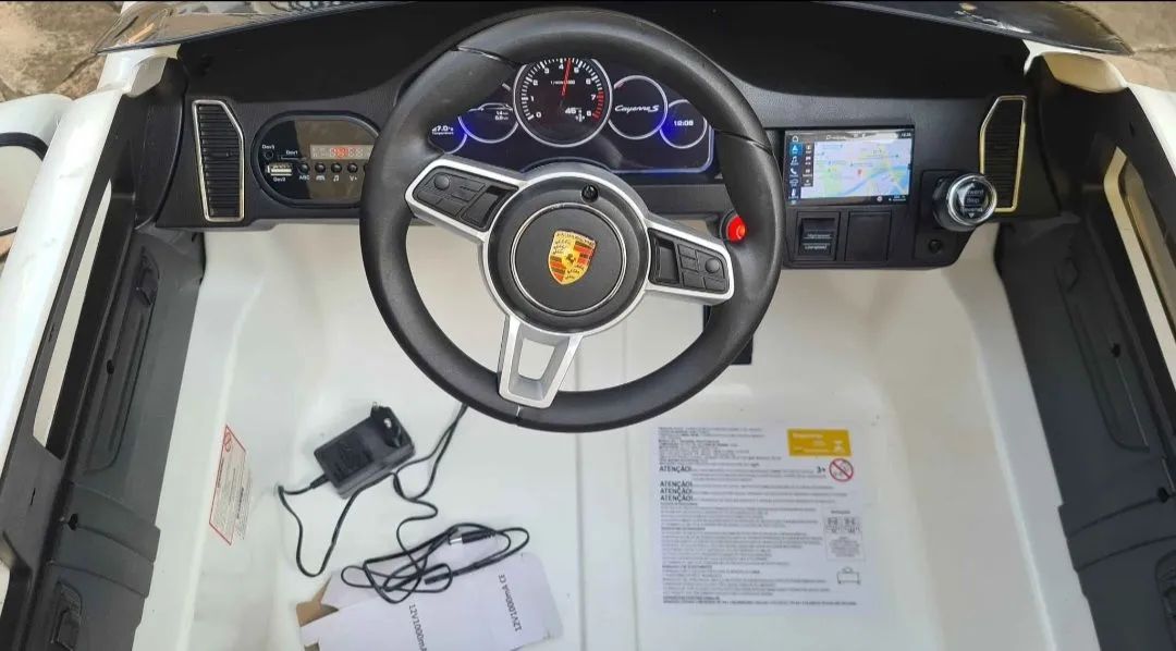 Carrinho elétrico 12V Porsche Cayenne 12v - Foto 5