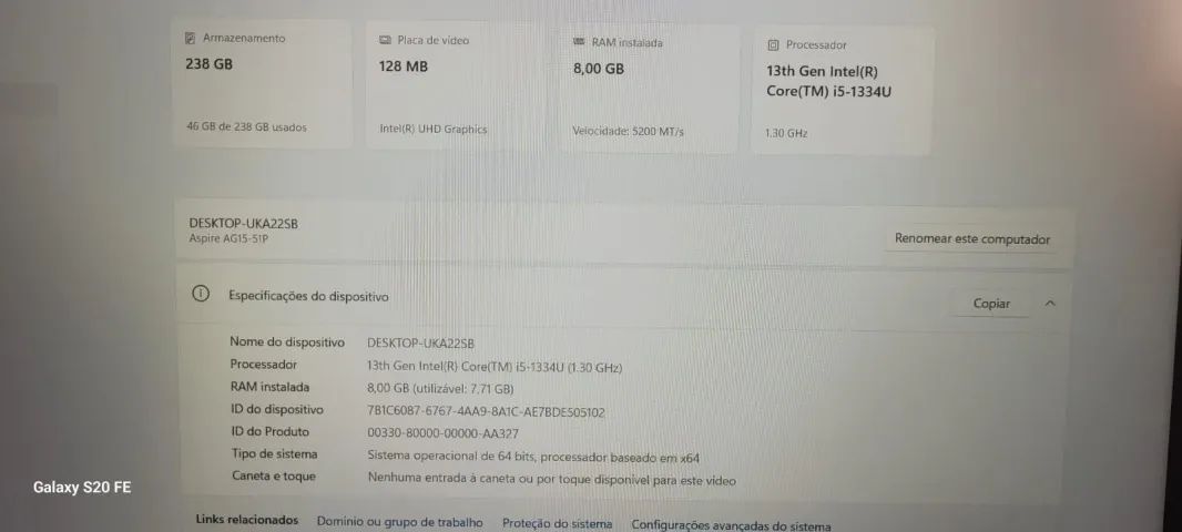 Notebook Acer Aspire GO 15 - Foto 5