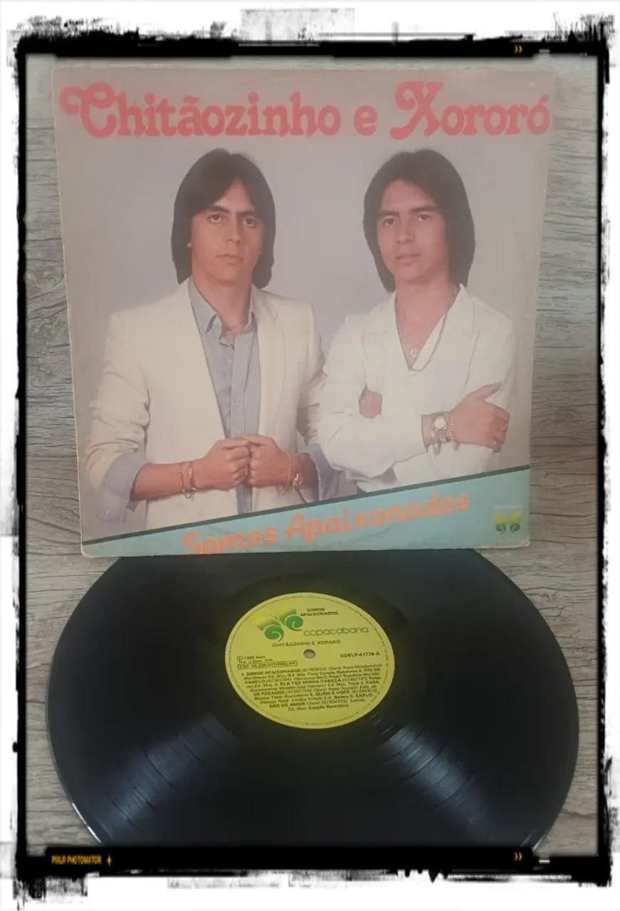 LP Vinil: Chitãozinho e Xororó - Somos apaixonados