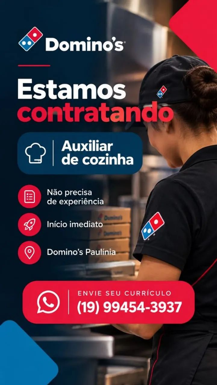 Vaga Auxiliar de Cozinha
