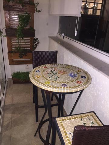 Conjunto mesa bistro mosaico sob medida - Foto 3