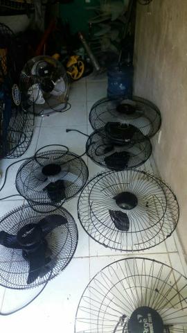 Ventiladores de parede e pé em grande quantidade - Foto 2