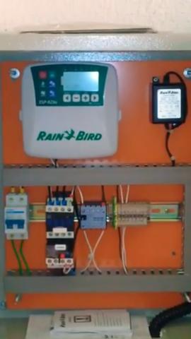 Sistema de automação para irrigação Ranter e Rain-bird