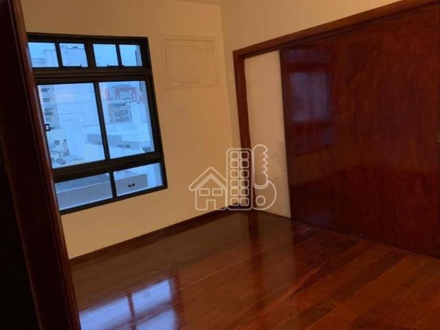 Apartamento com 4 dormitórios para alugar, 296 m² por R$ 4.000,00/mês - Icaraí - Niterói/R - Foto 8