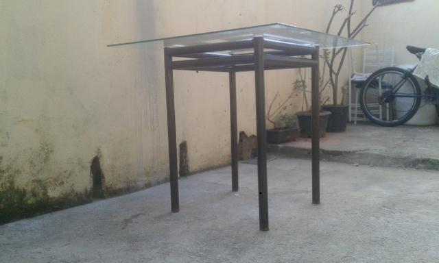 Mesa de Vidro Quadrada - Foto 5