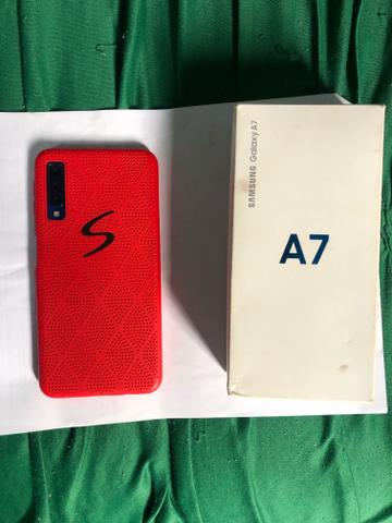 Samsung A7 64GB 2018 comprado a 8 meses só - Foto 2