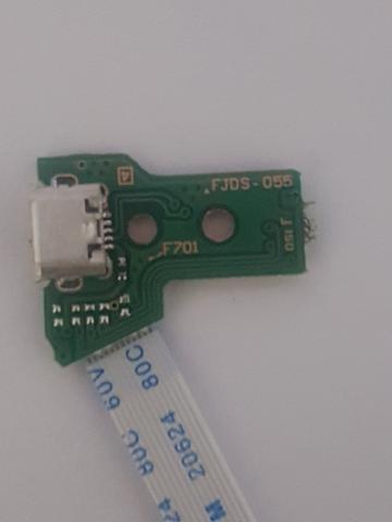 Placa Usb De Carga Ps4 Jds050 Jds055 Nova+ Flat - Foto 4