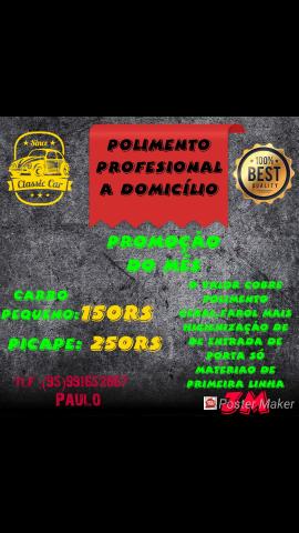 Polimento Profesional Cristalizado a Domicílio