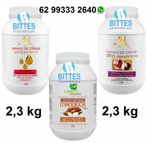 5 Baldes Baldes Banho de Creme 2,3 Kg a Sua Escolha Hábito Cosméticos