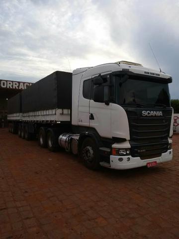 Scania R440 6x4 2014 + Rodotrem Curto