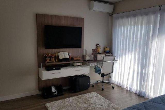 Lindo sobrado com 380m², 4 suítes com ar condicionado, churrasqueira e piscina. - Foto 19