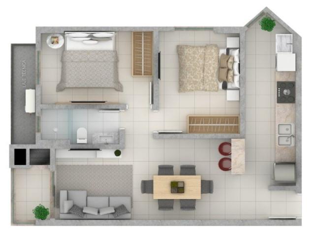 Apartamento à venda com 2 dormitórios em Costa e silva, Joinville cod:SM622 - Foto 5