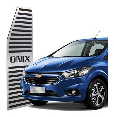 Descanso De Pé Em Aço Com Velcro Para Chevrolet Onix 2016 à 2020