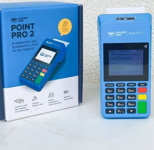 Máquina de Cartão Crédito/Débito Point Pro 2 com NFC - Foto 2