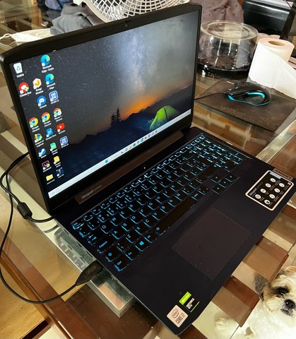 Notebook Lenovo ideaPad gaming i7 com placa de video GeForce 4gb Nvidia