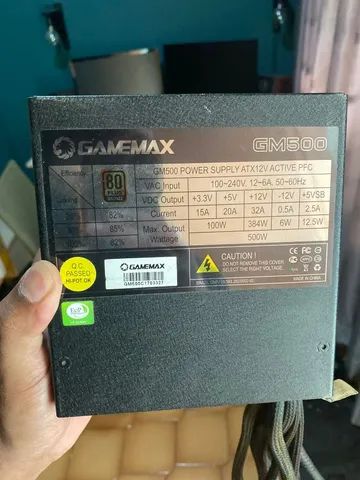 Fonte Gamemax GM500 - Computadores e acessórios - Lapa de Baixo, São Paulo  1258065986