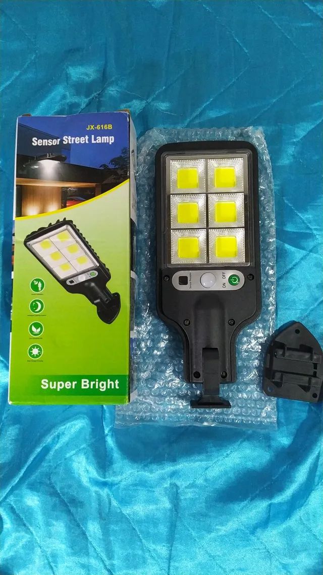 LUMINÁRIA SOLAR ? LED COM SENSOR DE MOVIMENTO 3 FUNÇÃO  - Foto 4