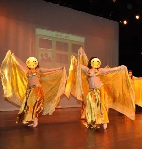 Véu de seda dourado  - Foto 2
