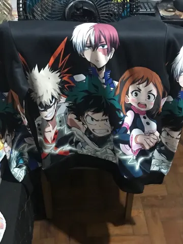 Kit Blusa E Calça Moletom + Boné Anime Mangá Naruto Desenho