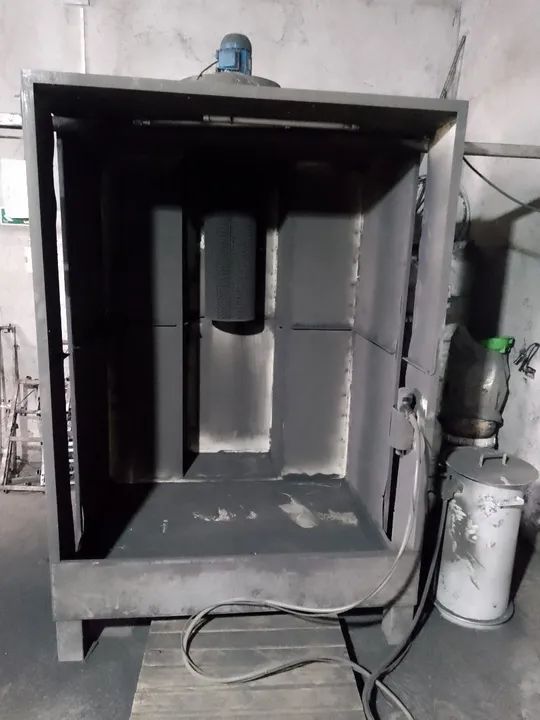 Oportunidade! Kit de pintura eletrostática + máquina de corte e fura. - Foto 2