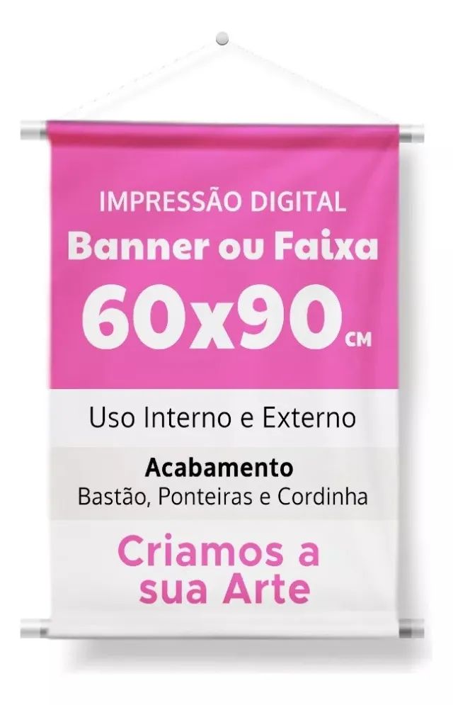 Banner 60x90cm - Personalizado